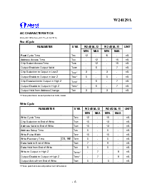 浏览型号W24129A的Datasheet PDF文件第4页
