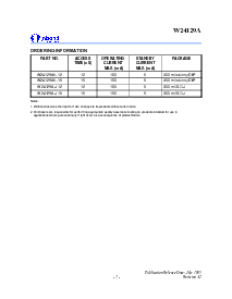 浏览型号W24129A的Datasheet PDF文件第7页