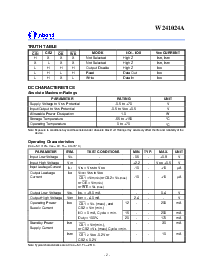 浏览型号W241024AI-15的Datasheet PDF文件第2页