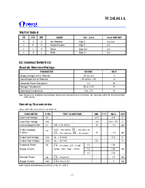 浏览型号W24L011AQ-10的Datasheet PDF文件第2页