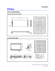 浏览型号W24L01Q-70LI的Datasheet PDF文件第9页