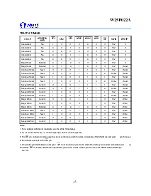 浏览型号W25P022AF-6的Datasheet PDF文件第4页