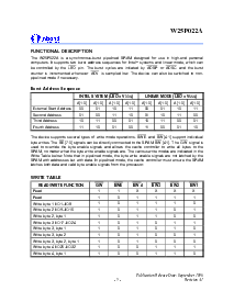 浏览型号W25P022AF-6的Datasheet PDF文件第5页