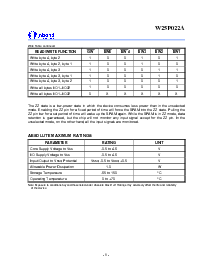 浏览型号W25P022AF-6的Datasheet PDF文件第6页