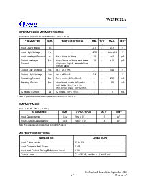 浏览型号W25P022AF-6的Datasheet PDF文件第7页