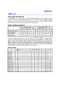 浏览型号W25P243AD-6的Datasheet PDF文件第4页