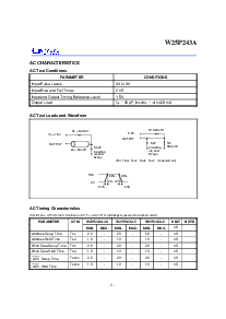 浏览型号W25P243AD-6的Datasheet PDF文件第8页