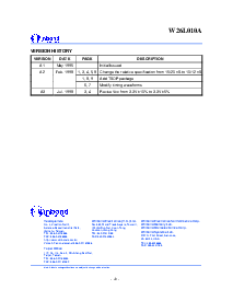 浏览型号W26L010AT-12的Datasheet PDF文件第10页