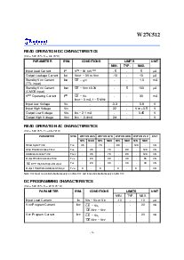浏览型号W27C512P-45的Datasheet PDF文件第6页