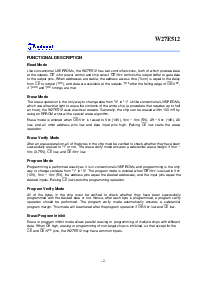 浏览型号W27E512-12的Datasheet PDF文件第2页