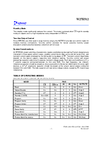 浏览型号W27E512-12的Datasheet PDF文件第3页