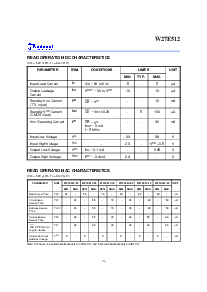 浏览型号W27E512P-70的Datasheet PDF文件第6页