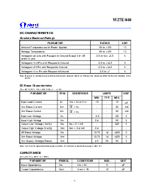 浏览型号W27E040-12的Datasheet PDF文件第4页