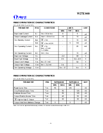 浏览型号W27E040-12的Datasheet PDF文件第6页