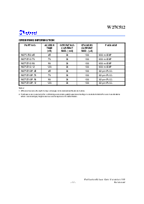 浏览型号W27C512-70的Datasheet PDF文件第13页