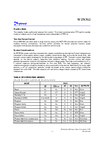 浏览型号W27C512-70的Datasheet PDF文件第3页