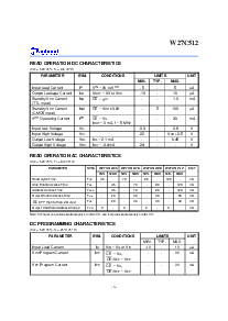 浏览型号W27C512-70的Datasheet PDF文件第6页