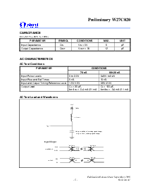 浏览型号W27C020的Datasheet PDF文件第5页