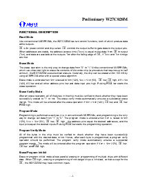 浏览型号W27C020M-70的Datasheet PDF文件第2页