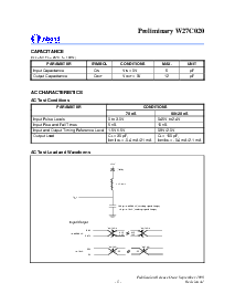 浏览型号W27C020P-70的Datasheet PDF文件第5页