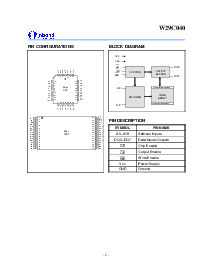 浏览型号W29C040P-90的Datasheet PDF文件第2页