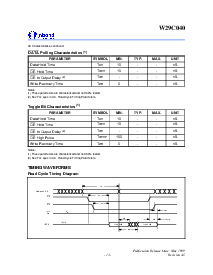 浏览型号W29C040的Datasheet PDF文件第13页
