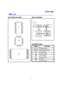 浏览型号W29C020CP12B的Datasheet PDF文件第2页