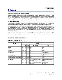 浏览型号W29C020P-90的Datasheet PDF文件第5页