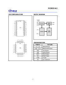 浏览型号W39L020T-70的Datasheet PDF文件第2页