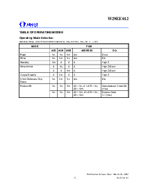 浏览型号W39L020P-70B的Datasheet PDF文件第5页