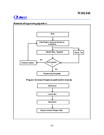 浏览型号W39L040P-70的Datasheet PDF文件第10页