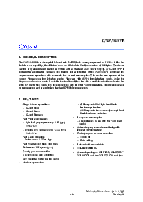 浏览型号W39V040FBP的Datasheet PDF文件第3页