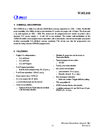 浏览型号W39L010Q-90的Datasheet PDF文件第3页