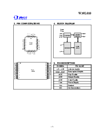 浏览型号W39L010Q-90的Datasheet PDF文件第4页