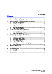 浏览型号W39V040BQZ的Datasheet PDF文件第2页