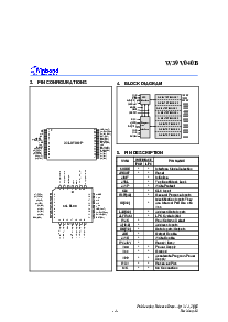 浏览型号W39V040BQZ的Datasheet PDF文件第4页