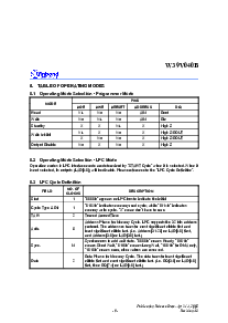 浏览型号W39V040BQZ的Datasheet PDF文件第9页