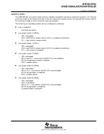 浏览型号MSP430FW423IPM的Datasheet PDF文件第7页