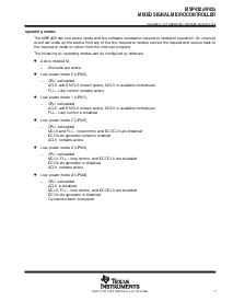 浏览型号MSP430FW425IPMR的Datasheet PDF文件第7页