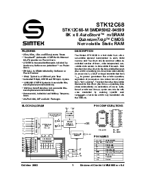 浏览型号STK12C68-5W45M的Datasheet PDF文件第1页