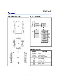 浏览型号W49F002的Datasheet PDF文件第2页