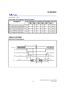 浏览型号W49F002U-12B的Datasheet PDF文件第15页