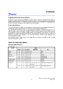 浏览型号W49F002U-12B的Datasheet PDF文件第5页