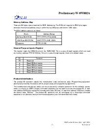 浏览型号W49V002AP的Datasheet PDF文件第5页