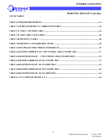 浏览型号W6692的Datasheet PDF文件第8页