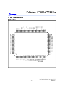 浏览型号W742E81A的Datasheet PDF文件第3页