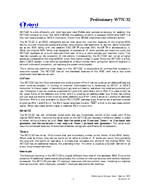 浏览型号W77C32的Datasheet PDF文件第5页