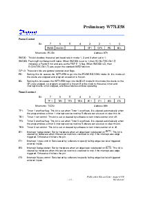 浏览型号W77LE58F-25的Datasheet PDF文件第13页