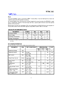 浏览型号W78C32C-40的Datasheet PDF文件第6页