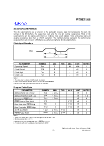浏览型号W78E516BP-40的Datasheet PDF文件第15页